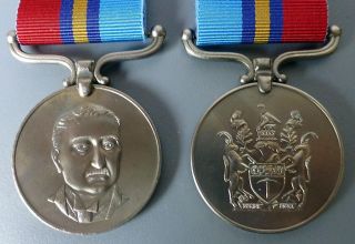Rhodesia General Service Medal Gsm Africa Rhodesian Guard D.  Togara,  Ribbon