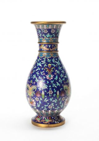 Chinese Antique/Vintage Cloisonne Enamel Vase 2