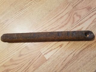 Antique Cast Iron Window Weight Boat Anchor 18 - 1/2 " Long And 11 Pounds 13 Ounces