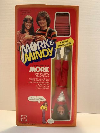 Mork And Mindy Vintage Mork From Ork Mattel 1979 Figure.