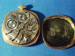 Early 20thc BURLINGTON 21 Jewel POCKET WATCH w Orig BOX Not Running 4