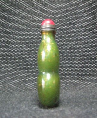 Tradition Chinese Glass Gourd Design Snuff Bottle////// 2