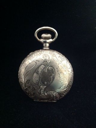 Antique Engraved Gold Filled Hunting Pocket Watch Case