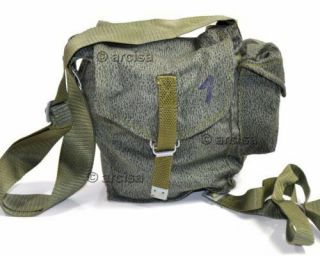 Soviet Era Polish Army Gas Mask Bag Wz.  68 Moro Camo Bag Universal Soft Bag Puma