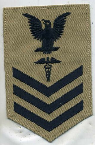 Us Navy Petty Officer 1st Class Hospital Corpsman Tan Patch