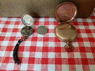 2 Vintage Pocket Watch Not (s.  W.  C.  Co.  & 1 Elgin) Parts Only.
