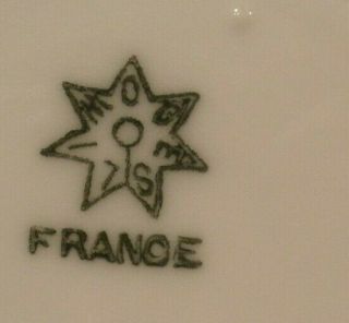 8 Antique Butter Pats 1900 LS & S Limoges France Scalloped Gold Medallion LE5 6