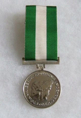 Africa Nigeria Independence - 1st October 1960 Full Size Service Medal