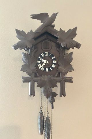 Vintage Hubert Herr Cuckoo Clock  Germany
