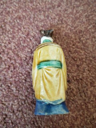 very old small hand made Chinese Shiwan figure 3