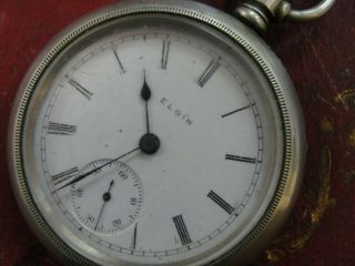 Antique Elgin Railroad Pocket Watch 15 Jewels