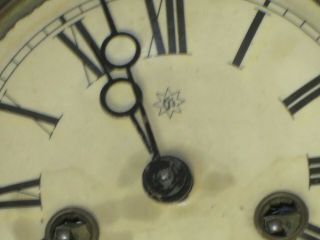 Antique Junghans German Wall Clock Or Restore 4