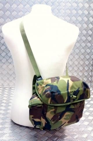 British Army S10 S6 Gas Mask Bag Dpm Camo Haversack Respirator Plce