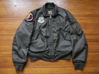 Vintage Usaf Cwu - 36/p Flight Jacket Patches Major Strategic Air Command 509th Ms