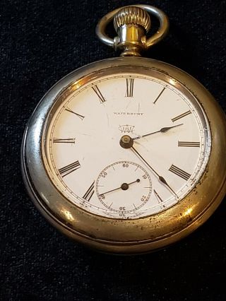 1890 Waterbury Pocket Watch Series J Not