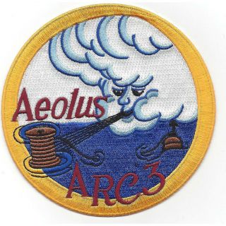 Uss Aeolus Arc - 3 Attack Cargo Ship Patch