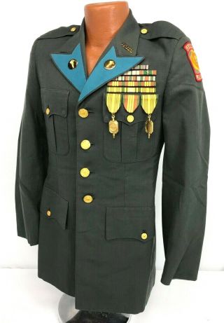 Vintage Us Army Jrotc Dress Jacket