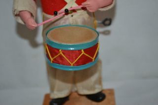 Vintage Japan Wind Up Celluloid Drummer Boy 4