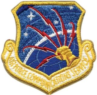 United States Air Force Communication Service Patch Us Military