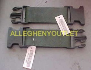 Qty 2 Usgi Military Usmc Tactical Pistol Utility Lc - 2 Web Belt 6 " Extenders