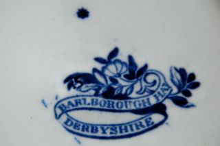 19thC.  Staffordshire Dark Blue,  8 1/4 