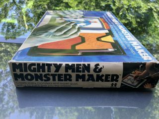 Vintage 1978,  Mighty Men & Monster Maker kit,  TOMY Toy Art Set 4