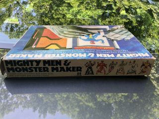 Vintage 1978,  Mighty Men & Monster Maker kit,  TOMY Toy Art Set 5