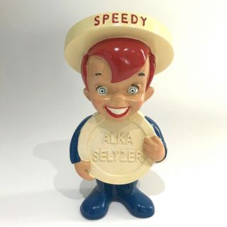 Speedy Alka Seltzer 6 " Polyresin Statue 2008 Limited Run Promotion Collectible