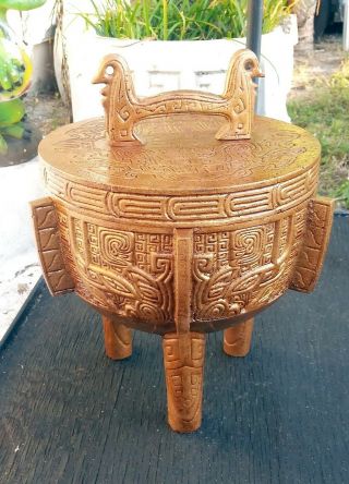 Nr Iconic James Mont Mcm Chinese Censer Champagne Ice Bucket Barware Mid Century