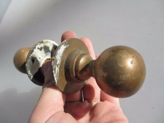 Antique Bronze Door Knobs Handles Plates Vintage Old Edwardian Reclaim 8