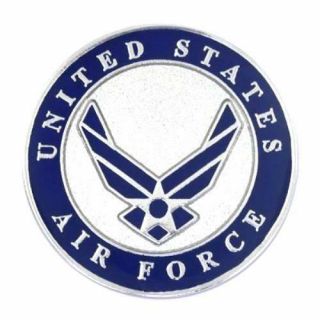 United States Air Force Logo Iii Xlarge Lapel / Hat Pin 1 - 1/2 " Usaf