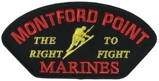 Usmc Montford Point Marines Patch Black African American History Camp Johsnon