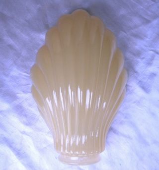 Pink/coral Glass Art Deco Slip Shade Wall Sconce For Chandelier Light Fixture