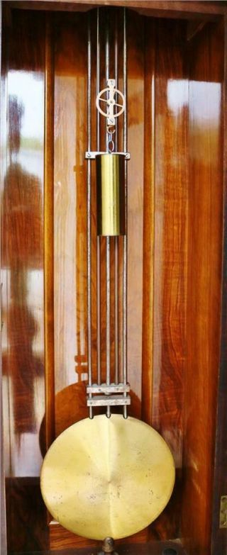 Rare Huge Antique Lenzkirch Walnut 8Day Floor Standing Precision Regulator Clock 8