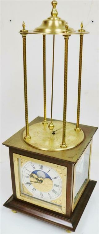 Rare Vintage English Thwaites & Reed Single Fusee Mystery Automation Table Clock 11