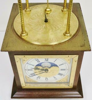 Rare Vintage English Thwaites & Reed Single Fusee Mystery Automation Table Clock 2