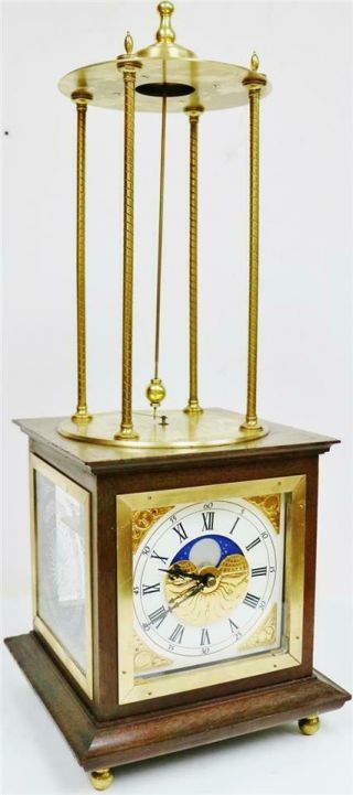 Rare Vintage English Thwaites & Reed Single Fusee Mystery Automation Table Clock 5