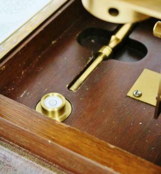 Rare Vintage English Thwaites & Reed Single Fusee Mystery Automation Table Clock 9