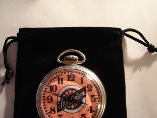 Vintage 16S Westclox Studebaker Auto Theme Dial & Case Dial Runs Well. 3