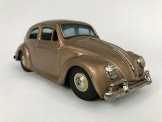 Vintage Bandai Vw Beetle Friction Toy Car