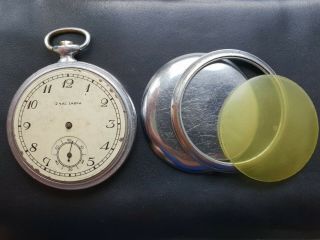 Vintage 1940 Wwii Soviet Russian Military Pocket Watch.  2nd Watch Factory Type - 1