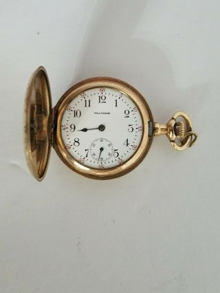 Vintage Waltham Pocket Watch Gold Tone