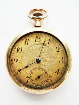 Antique Gold Pocket Watch Swiss