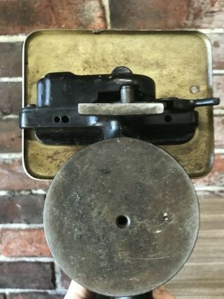WILLCOX & GIBBS Antique Sewing Machine Chain Stitch Brass Medallion 1800’s 9