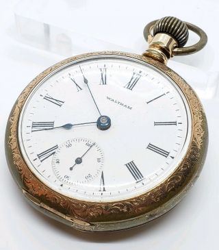 Antique 1897 Waltham Grade 84 Model 1883 18s 15j Pocket Watch - Running