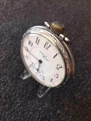 17jewel Illinois Santa Fe 16s Pocket Watch 2