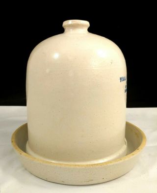 Stoneware Poultry Chicken Chick Feeder/waterer advertising Wyandotte Kansas City 4