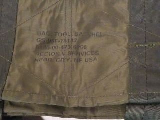 U.  S.  Military Tool Bag Satchel (22” long / 7” wide across bottom) 4