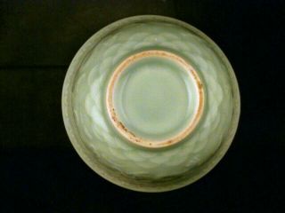 Good Quality Chinese Ming Dy Green Glaze Porcelain 2Dragons Little Bowl G001 3