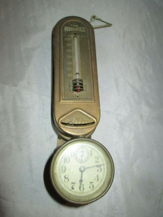 Antique 1900s The Minneapolis Clock Thermostat Heat Regulator Pre Honeywell Key